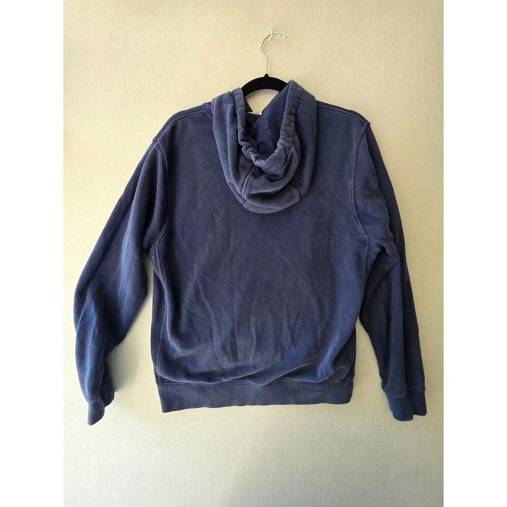 Nike Mens Small Navy Blue Pullover Hoodie Fleece Sweatshirt Embroidered Logo S